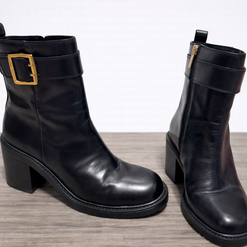 Vince Camuto Bembonie Boots with Gold Accent